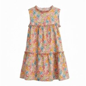 NWT Mud Pie Girls Clothes Sz 5T Short Sleeve Dress w/ Matching Headband Set